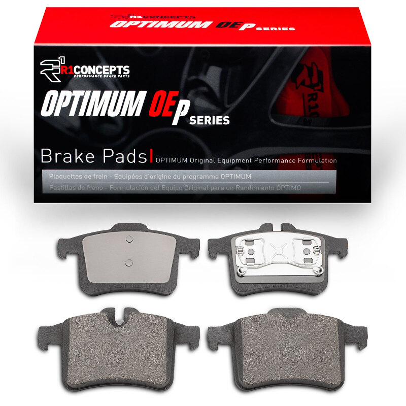 Jaguar XKR Brake Pads - Rear - R1 Concepts - Optimum OE - `13-`15
